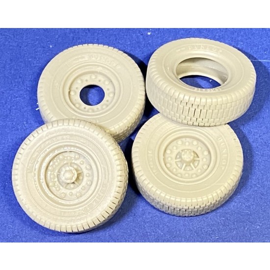 1/35 LRDG Command Car Dunlop Wheels for Tamiya kits