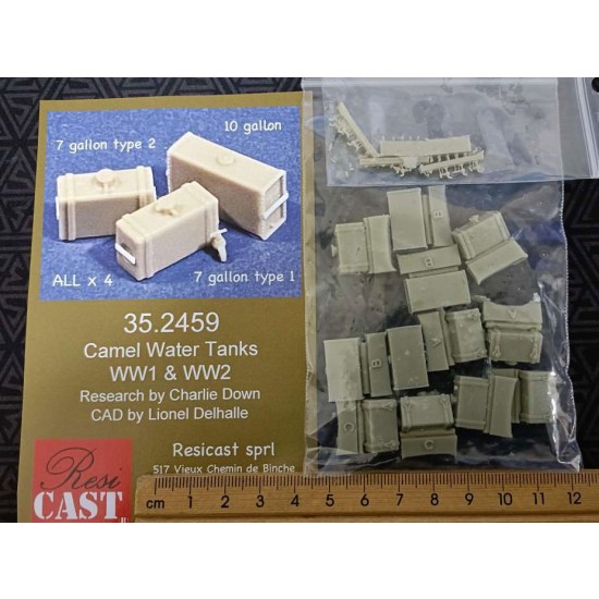 1/35 WWI & LRDG Camel Water Tanks (7 gallon type 1 & 2, 10 gallon)
