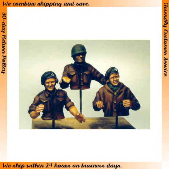 1/35 British/UK Tank Crew [Summer 1944] (3 half-figures)