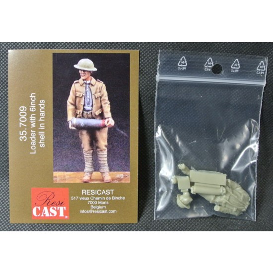 1/35 WIP Figure (loader with 6inch Shell in hands)