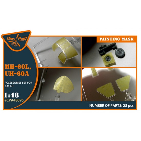 1/48 UH-60A, MH-60L Painting Mask for ICM kit