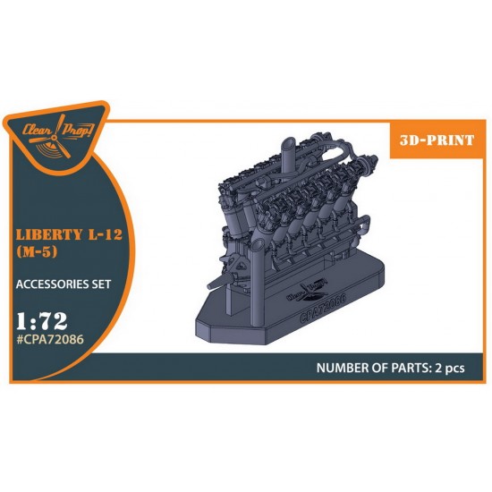 1/72 Liberty L-12 Engine set (3D print)