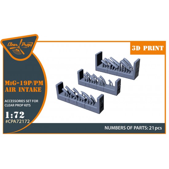 1/72 Mikoyan-Gurevich MiG-19P/PM Air Intake for Clear Prop kits
