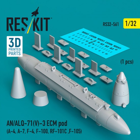 1/32 AN/ALQ-71(V)-3 ECM Pod for A-4/A-7/F-4/F-100/RF-101C/F-105