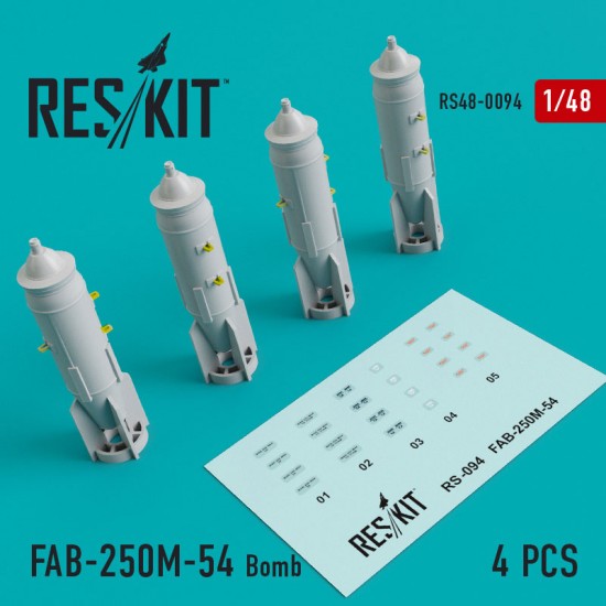 1/48 FAB-250M-54 Bomb (4pcs)