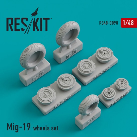 1/48 MiG-19 Wheels set