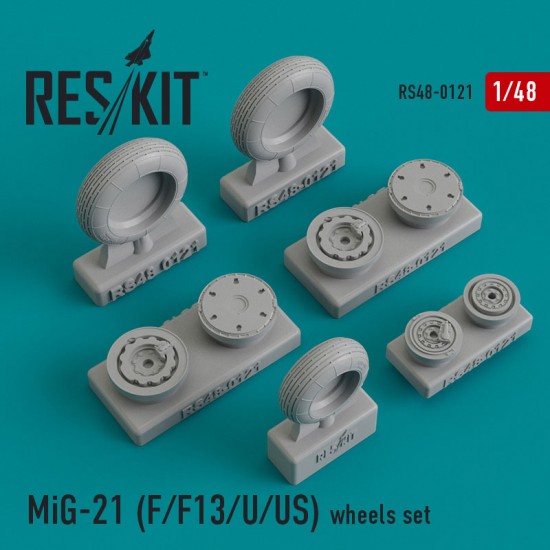 1/48 MiG-21 (F/F13/U/US) Wheels set for Trumpeter kits