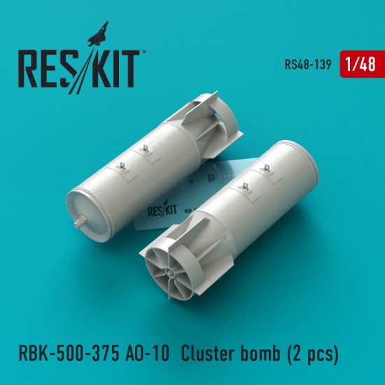 1/48 Su-17/24/25/34/MiG-21/27 RBK-500-375 AO-10 Cluster Bomb (2pcs)