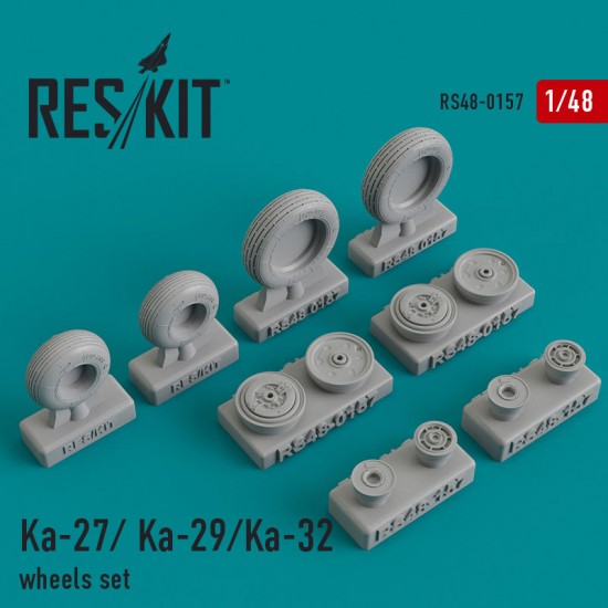 1/48 Ka-27/Ka- 29/Ka-32 Wheels set for Hobby Boss kits
