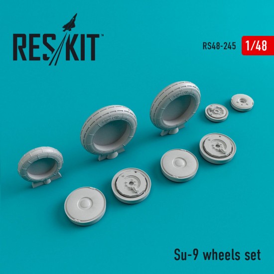 1/48 Sukhoi Su-9 Wheels Set for Trumpeter  kits