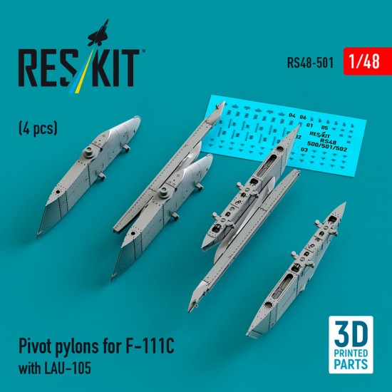 1/48 Pivot Pylons for F-111C with LAU-105 (4pcs)
