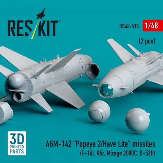1/48 AGM-142 Popeye 2/Have Lite Missiles for F-16I/Kfir/Mirage 2000C/B-52H