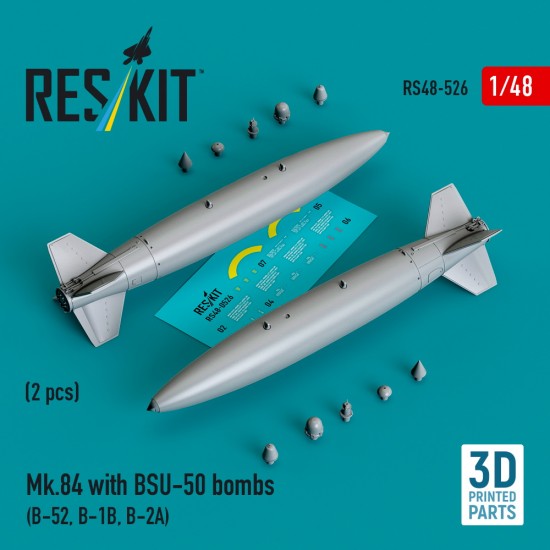 1/48 Mk.84 with BSU-50 Bombs (2pcs) for B-52, B-1B, B-2A