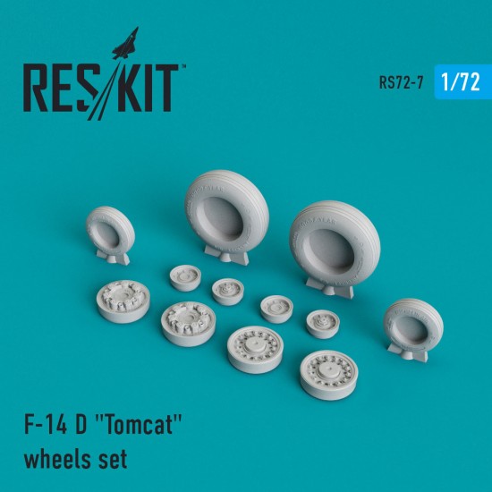 1/72 Grumman F-14 (D) "Tomcat" Wheels for Hobby Boss/Revell kits