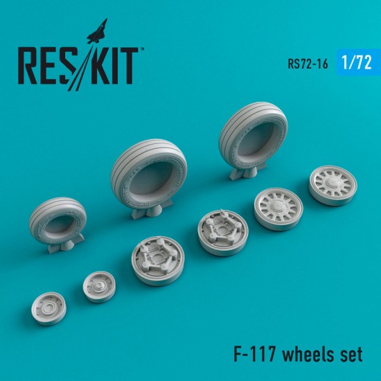 1/72 Lockheed F-117 Wheels for Zvezda/Academy/Italeri/Hasegawa kits