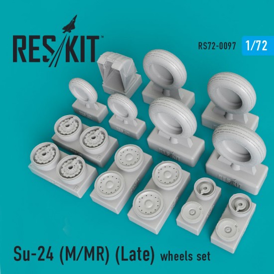 1/72 Sukhoi Su-24 M/MR (late) Wheels Set