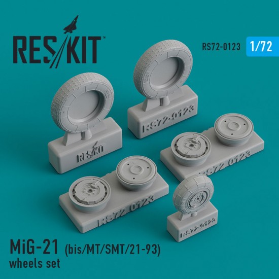 1/72 MiG-21 bis/MT/SMT/21-93 Wheels set for Eduard/Zvezda/Bilek.Condor/Fujimi/KP/Kopro