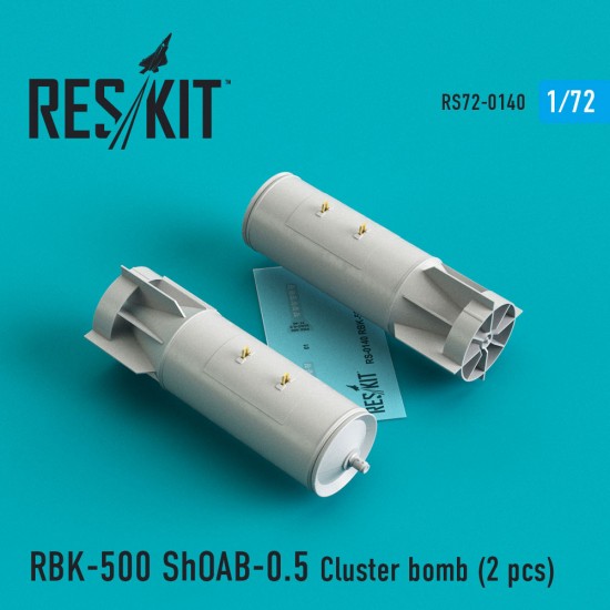 1/72 Su-17/22/24/25/34 RBK-500 ShOAB-0.5 Cluster Bomb (2 pcs)