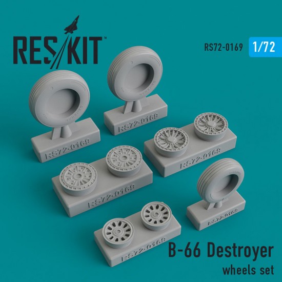 1/72 B-66 Destroyer Wheels set for Italeri kits