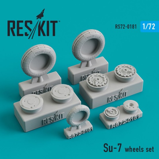 1/72 Sukhoi Su-7 Wheels for Model Svit kits