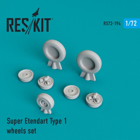 1/72 Dassault-Breguet Super Etendard Wheels set for Academy/Italeri/Heller kits