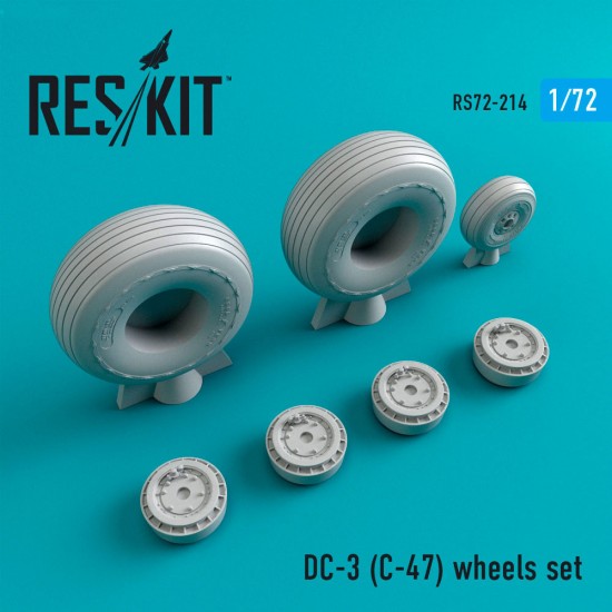 1/72 Douglas DC-3 (C-47) Wheels set