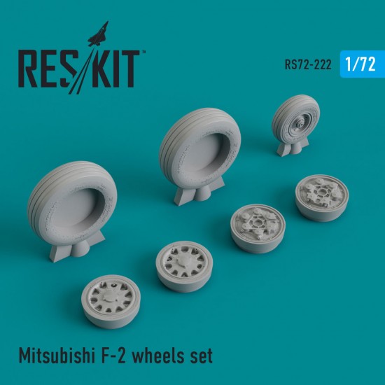 1/72 Mitsubishi F-2 Wheels set for Hasegawa kits