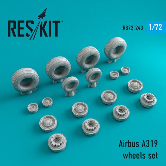 1/72 Airbus A319 Wheels set