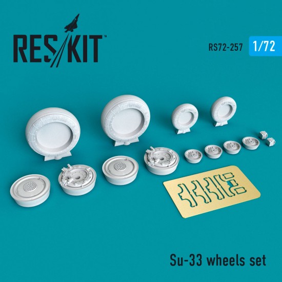 1/72 Sukhoi Su-33 Wheels set for Zvezda/Hasegawa/Trumpeter kits