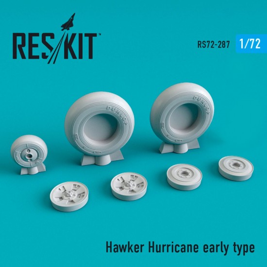 1/72 Hawker Hurricane Wheels set Early Type