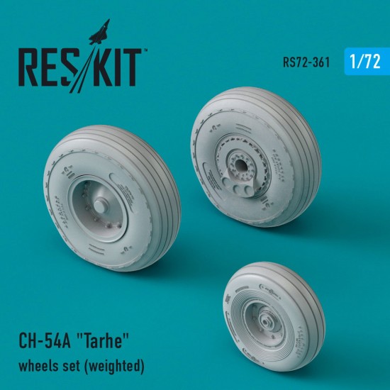 1/72 Sikorsky CH-54A Tarhe Wheels set (weighted)