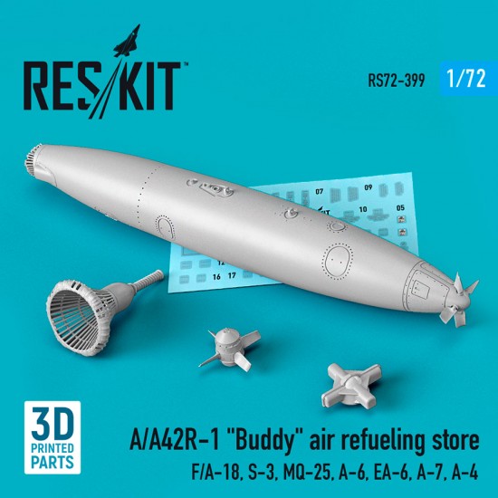 1/72 A/A42R-1 Buddy Air Refueling Store (1pc) for F/A-18, S-3, MQ-25, A-6, EA-6, A-7, A-4