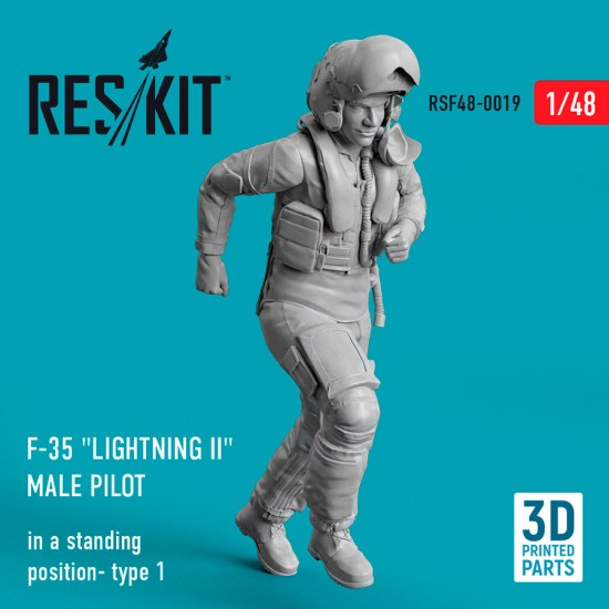 1/48 F-35 Lightning II Male Pilot (In A Standing Position- Type 1)