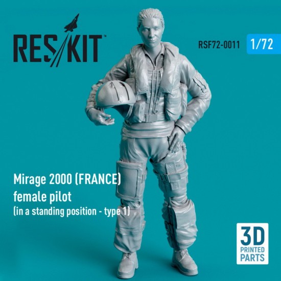 1/72 Mirage 2000 (FRANCE) Female Pilot (in a standing position - type 1)