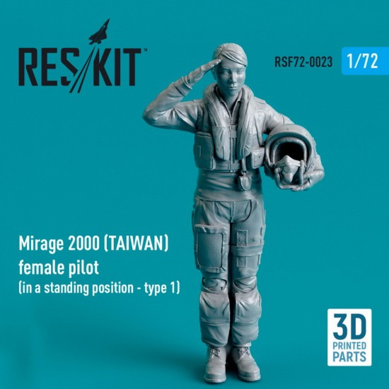 1/72 Mirage 2000 (TAIWAN) Female Pilot (in a standing position - type 1)