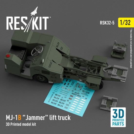 1/32 MJ-1B "Jammer" Lift Truck (3D Printed model kit)