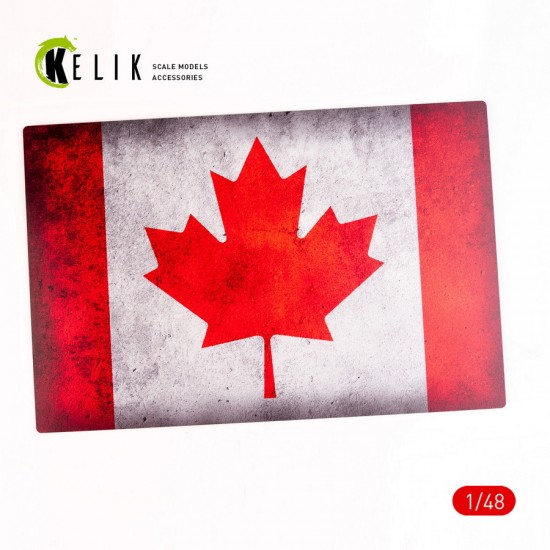 1/72 - 1/32 Canada Flag Base Acrylic 3 mm (410 x 270 mm, 410 g) 