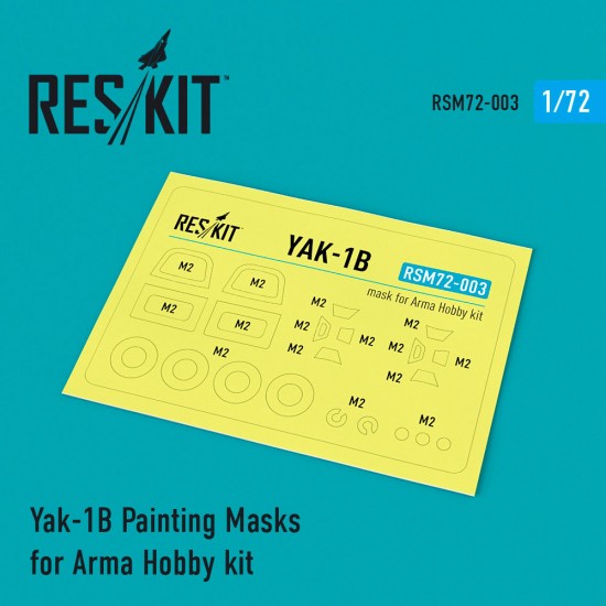 1/72  Yakovlev Yak-1B Painting Masks for Arma Hobby kits