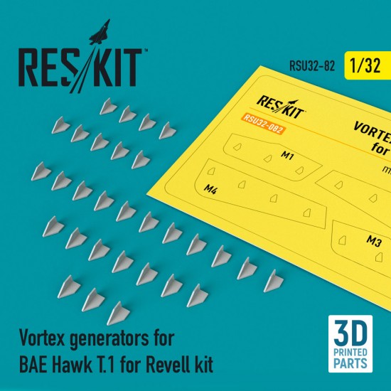 1/32 BAE Hawk T.1 Vortex Generators for Revell kit (3D Printing)
