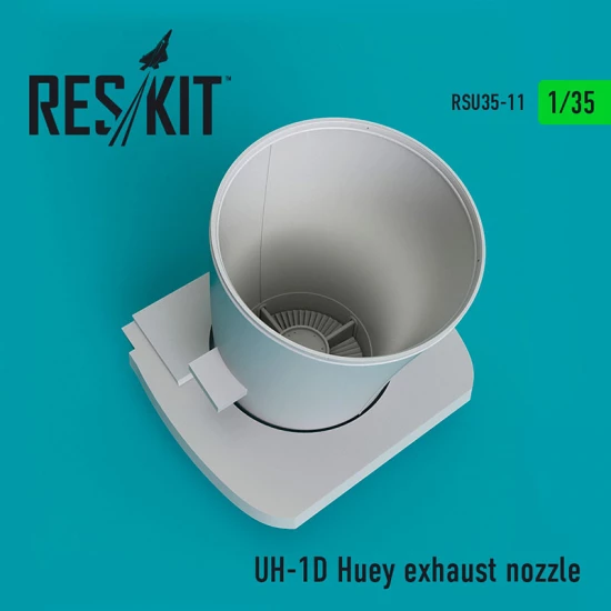 1/35 Bell UH-1D Huey Exhaust Nozzle for Dragon/Kitty Hawk/Panda Models kits