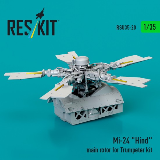 1/35 Mi-24 Hind Main Rotor for Trumpeter kit