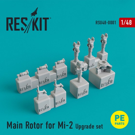 1/48 Mi-2 Main Rotor Upgrade Set for AeroPlast kits