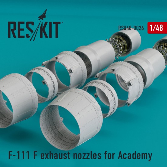 1/48 F-111 F Exhaust Nozzles for Academy kits