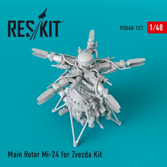1/48 Mil Mi-24 Main Rotor for Zvezda Kit