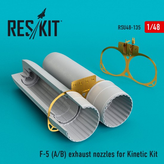 1/48 Northrop F-5 (A/B) Exhaust Nozzles for Kinetic Kit