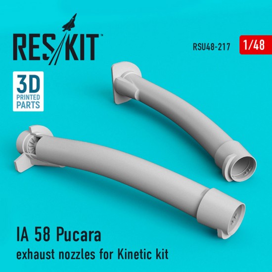 1/48 FMA IA 58 Pucara Exhaust Nozzles for Kinetic Kit
