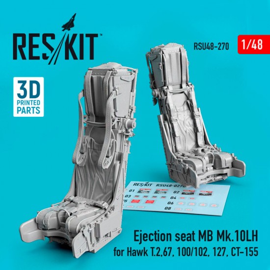 1/48 Ejection Seat Mb Mk.10Lh for Hawk T.2,67,100/102,127,Ct-155