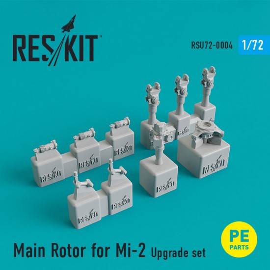 1/72 Mi-2 Main Rotor Upgrade Set for Amodel/Top Gun/Balaton Modell/KPM/hobby boss kits