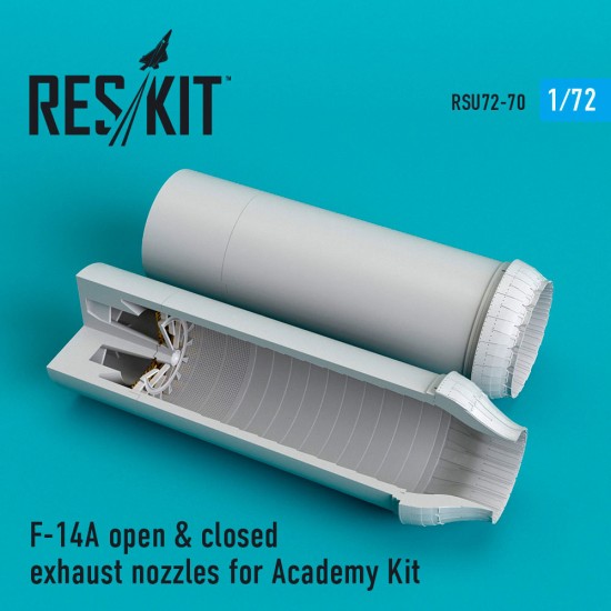 1/72 Grumman F-14A Tomcat Open & Closed Exhaust Nozzles for Academy Kit