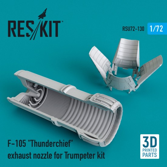 1/72 F-105 Thunderchief Exhaust Nozzle for Trumpeter kit